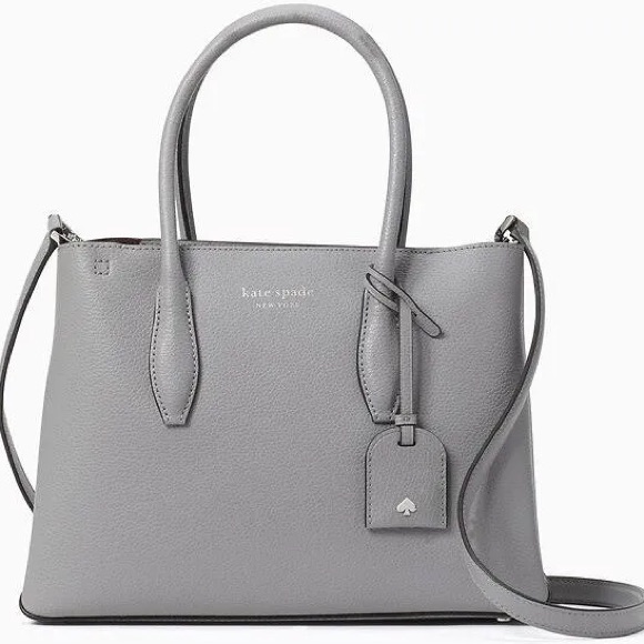 Kate Spade Eva Small Zip Top Satchel - Grey